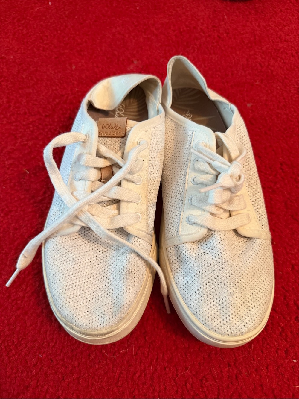 OluKai Pehuea Li Women's White Sneakers US 7.5 W